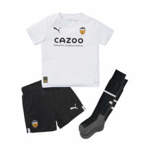 Футбольная экипировка для детей Puma Valencia CF Home 22/23 Белый/Черный