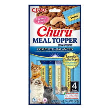 CHURU Meal Topper Tuna with scallop cat treat 4x14g