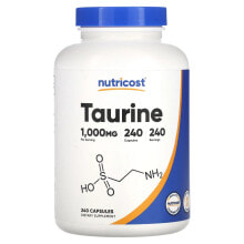 Nutricost, Таурин, 1000 мг, 400 капсул