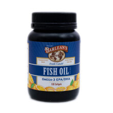 Рыбий жир и Омега 3, 6, 9 Barlean's Fresh Catch Fish Oil Orange  Омега 3 из рыбьего жира со вкусом апельсина 100 гелевых капсул