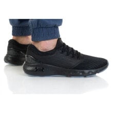 Мужские кроссовки мужские кроссовки повседневные черные текстильные низкие демисезонные Under Armor Charged Vantage M 3023550-002