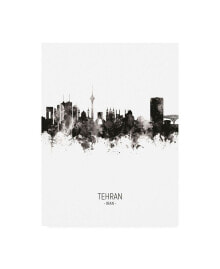 Trademark Global michael Tompsett Tehran Iran Skyline Portrait II Canvas Art - 36.5