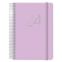 Diary GLOSS DOHE 12574 Purple 12,5 x 18 cm Annual