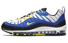 Nike Air Max 98 低帮 跑步鞋 男款 白蓝 / Кроссовки Nike Air Max 98 640744-400