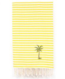 Linum Home fun in the Sun Breezy Palm Tree Pestemal Beach Towel