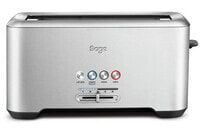 Sage the 'Bit More' 4 Scheiben Toaster - 4 slice(s) - Silver - Stainless steel - Buttons - 400 mm - 180 mm