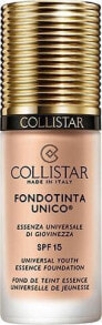 Face tonal products collistar Unique Foundation Universal Essence of Youth Spf 15 3R Pink Beige 30ml