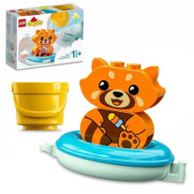 LEGO 10964 DUPLO Badespielzeug: Schwimmender roter Panda, Badewannen-Set fr Babys und Kinder ab 1,5 Jahren
