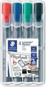 Staedtler STAEDTLER Flipchartmarker Lumocolor 4St Box