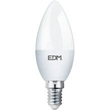 EDM Led Candle Bulb E14 5W 400 Lumens 6400K