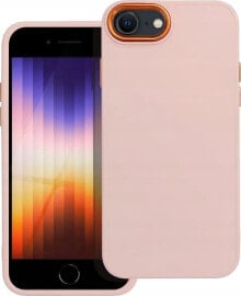 OEM Futerał FRAME do IPHONE SE 2022 pudrowy róż