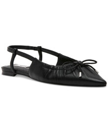 Купить женская обувь STEVE MADDEN: Women's Laylah Pointed-Toe Pleated Slingback Flats