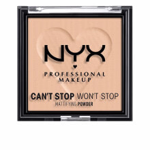 NYX Can't Stop Won't Stop Mattifying Powder Компактная матирующая пудра 6 г