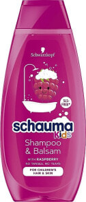 Купить шампуни для волос Schauma: 2in1 Shampoo-Balsam mit Himbeere für Kinder