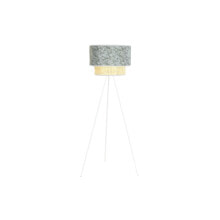 Floor Lamp DKD Home Decor Metal Polyester White Green 220 V 50 W (40 x 40 x 129 cm)