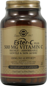 Витамин C solgar Ester-C Plus Vitamin C Витамин С 500 мг 100 растительных капсул