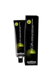 Inoa 7,3 Natural Brown Dore Defined Bright Ammonia Free Oil Based Permament Hair Color Cream 60ml