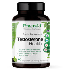 Витамины и БАДы для мужчин Emerald Labs Testosterone Health Комплекс с растительными экстрактами и аминокислотами для повышения тестостестора и либидо 90 растительных капсул