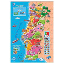 EDUCA BORRAS 150 Pieces Distritos De Portugal Puzzle