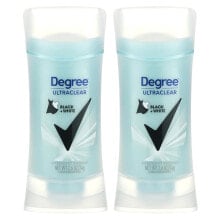 UltraClear, Antiperspirant Deodorant, Black + White, 2 Pack, 2.6 oz (74 g) Each