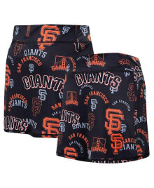 Купить женские юбки Pro Standard: Women's Black San Francisco Giants Toss Logo Lux Skirt