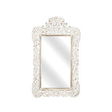 Wall mirror Romimex Natural Mango wood 68 x 114 x 5 cm