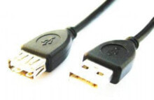 Gembird 3m USB 2.0 A M/FM USB кабель USB A Черный CCP-USB2-AMAF-10