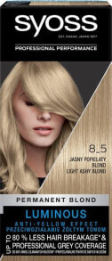 Syoss Professional Performance Permanent Blond  No. 1-4 Стойкая осветляющая крем-краска для волос, оттенок светлый пепельный блондин