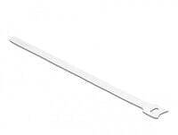 19523 - Hook & loop cable tie - White - 25 cm - 12 mm - 10 pc(s)