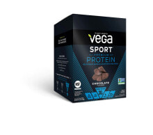 Сывороточный протеин Vega Sport Protein Powder Протеиновый порошок с шоколадным вкусом - 30 г белка 6 г BCAA 6 г глютамина - 12 порций