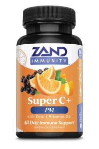 Витамин С Zand Super C Plus PM Комплекс с витамином С, цинком и витамином D3 для укрепления иммунитета 60 таблеток