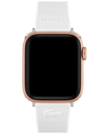 Lacoste petit Pique White Silicone Strap for Apple Watch® 38mm/40mm