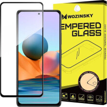 Wozinsky Wozinsky super wytrzymałe szkło hartowane Full Glue na cały ekran z ramką Case Friendly Xiaomi Redmi Note 10 Pro czarny