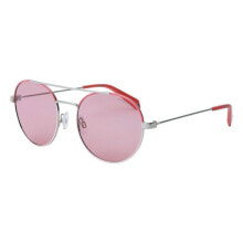Мужские солнцезащитные очки Мужские очки солнцезащитные круглые розовые  Polaroid PLD6056S-35J0F ( 55 mm)