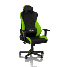 Nitro Concepts S300 Игровое кресло для ПК Черный, Зеленый NC-S300-BG