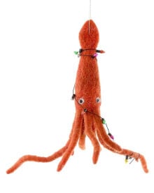 Cody Foster & Co. Tinsel In A Tangle Octopus Ornament Multicolor