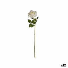Декоративный цветок Белый бумага Пластик (12 штук)