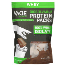 Vade Nutrition, Пакетики с растворимым протеином, 100% изолят сыворотки, шоколадный молочный коктейль, 750 г (1,7 фунта)