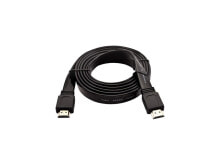 V7 2 Meter (6.6ft) HDMI Cable (m/m) High Speed with Ethernet Flat - Black