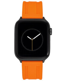 Men's Orange Premium Silicone Band 42mm, 44mm, 45mm Apple Watch