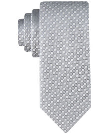 Calvin Klein men's Checkered Geo-Print Tie