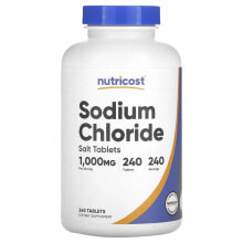 Sodium Chloride, 1,000 mg, 240 Tablets