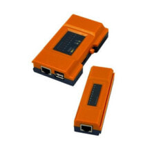 Тестеры для витой пары synergy 21 S215280 тестер сетевого кабеля Оранжевый, Черный