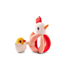 LILLIPUTIENS Paulette the hen rattle with handles