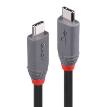 Lindy 36947 USB кабель 0,8 m USB4 Gen 3x2 USB C Черный