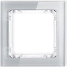 Умные розетки, выключатели и рамки Karlik Deco single universal frame with glass effect (15-0-DRS-1)