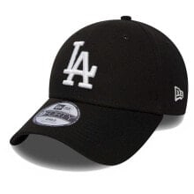 Мужские бейсболки Мужская бейсболка черная с логотипом NEW ERA League Essential 9Forty Los Angeles Dodgers Cap