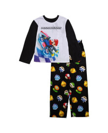 Купить детские пижамы для мальчиков Nintendo: Little Boy Mario Long Sleeve Long Leg, 2 piece set