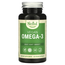 Fish oil and Omega 3, 6, 9 nested Naturals, Vegan Omega-3, 60 Vegan Capsules