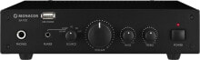 Monacor SA-100 усилитель звуковой частоты 2.0 канала Представление / сцена Черный 25.4120